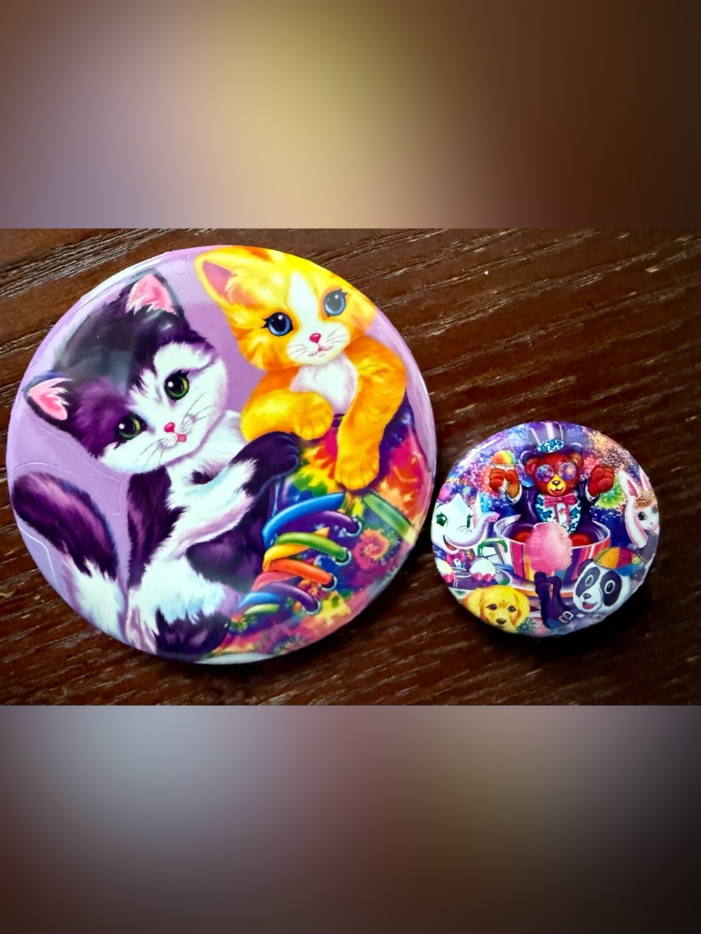 Lisa Frank Button Pins